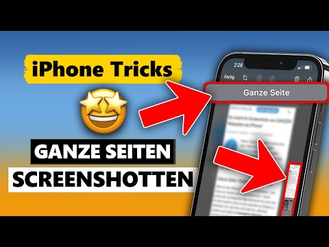 GANZE Seiten SCREENSHOTTEN am iPhone! - Screenshots am iPhone