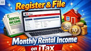 How to Register & File Monthly Rental Income (MRI) on iTax |Step-by-Step Guide 2025|Subtitles|Part 3
