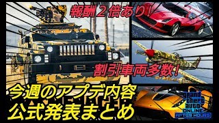 今週のオススメの割引車両とアプデ内容公式発表まとめ ナイトライフアップデート GTAオンライン GTA5 メナサー オプレッサーMk2 スクラムジェット テラーバイト