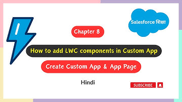 Add LWC Components in Custom App & App Page || Chapter 8 || Hindi || LWC from Scratch