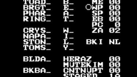 GSCentral - Mega Man 4 (GB) - Debug Menu (GG)