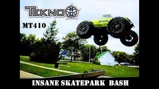 TEKNO MT410 DESTROYS SKATE PARK WITH EPIC BASH!