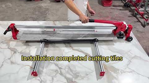 Shijing 3025 Manual Tile Cutter installation video ！#tilecutter #manualcutter #tiletools #shijing
