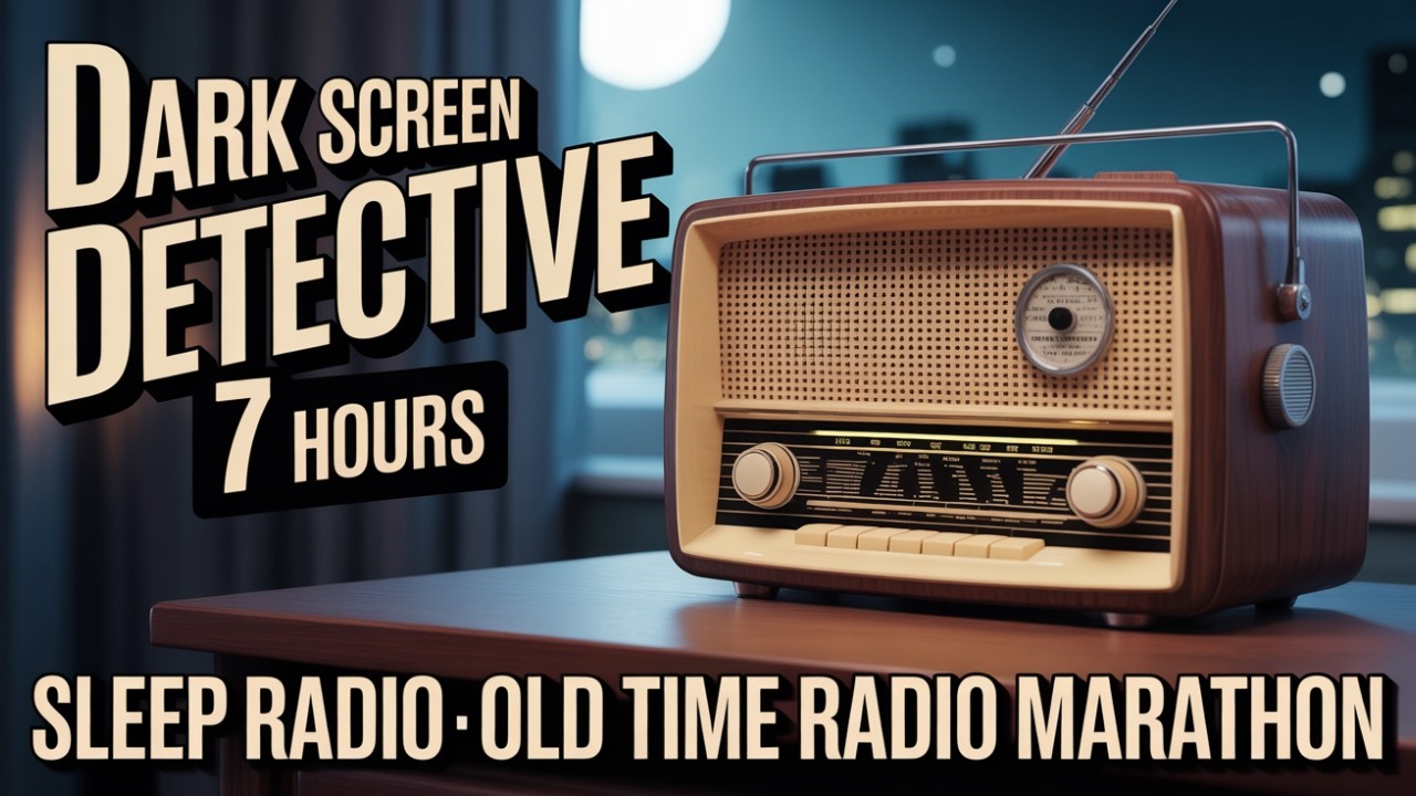 Dark Screen Detective | 7 Hours Mystery Radio for Sleep | Old Time Radio Marathon