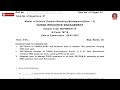 MSC 3RD SEM FMM HUMAN RESOURCE MANAGEMENT JAN 2023 | PTU