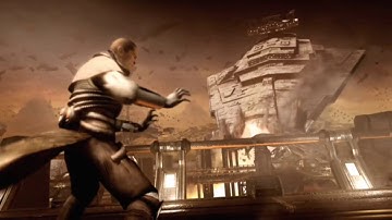 Star Wars: The Force Unleashed Bringing down the Star Destroyer