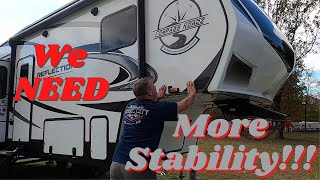 MORryde 5th Wheel Cross Brace Landing Gear and Hitch Mounted Stabilizer | Do they WORK???