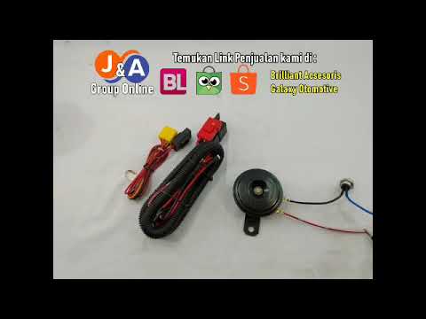 Tutorial Cara Pasang Kabel Set Klakson Relay Original Youtube