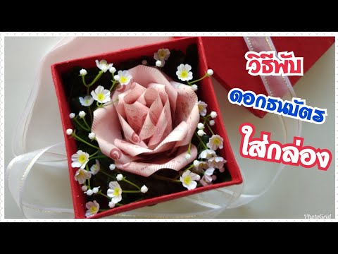 ของขวัญวันวาเลนไทน์'กล่องดอกไม้ธนบัตร'/DIY Valentine's Day Gift