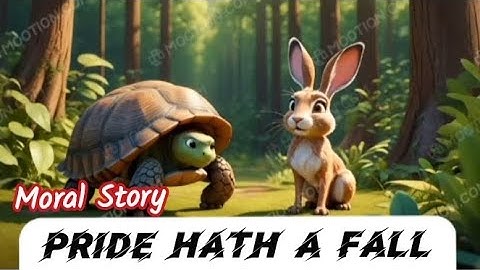Pride Hath a fall || a hare and the tortoise || slow and steady wins the race