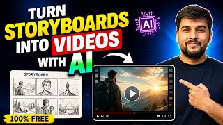 Turn Your Storyboard Into a Full Video for FREE Using AI | Google Flow Tutorial