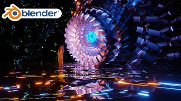 Blender Tutorial - Create An Easy Cinematic Sci-fi Scene In Blender 2.93 / #blender3d, #b3d