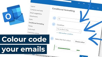 Microsoft Outlook - Colour code your emails