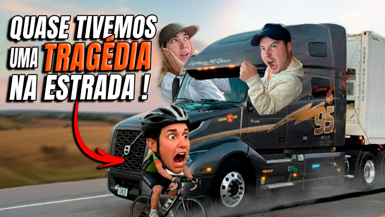 MALUCO ATRAVESSOU NA NOSSA FRENTE EM PISTA DE ALTA VELOCIDADE 