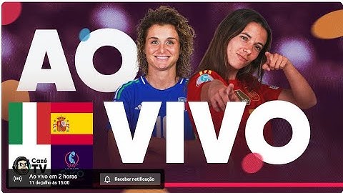 ITÁLIA X ESPANHA ASSISTA DE GRAÇA EUROCOPA FEMININA 2025 | 3ª RODADA | FASE DE GRUPOS