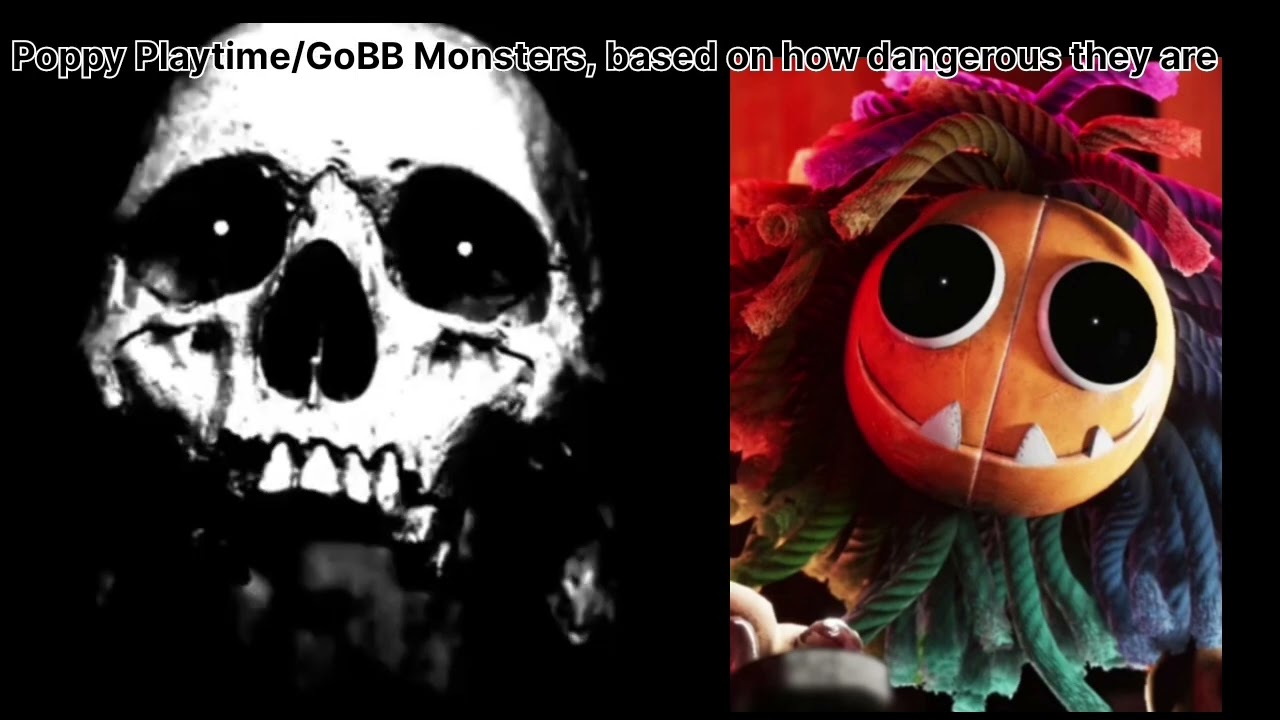 Mr Incredible Becoming Uncanny - Poppy Playtime/GoBB Monsters, based on how dangerous there are: