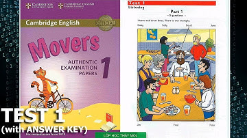Movers 1 TEST 1 - Listening Tests 1 | Lớp Học Thầy Mol