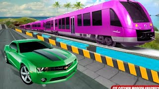Car vs Real Train Driving Simulator Android Game screenshot 4