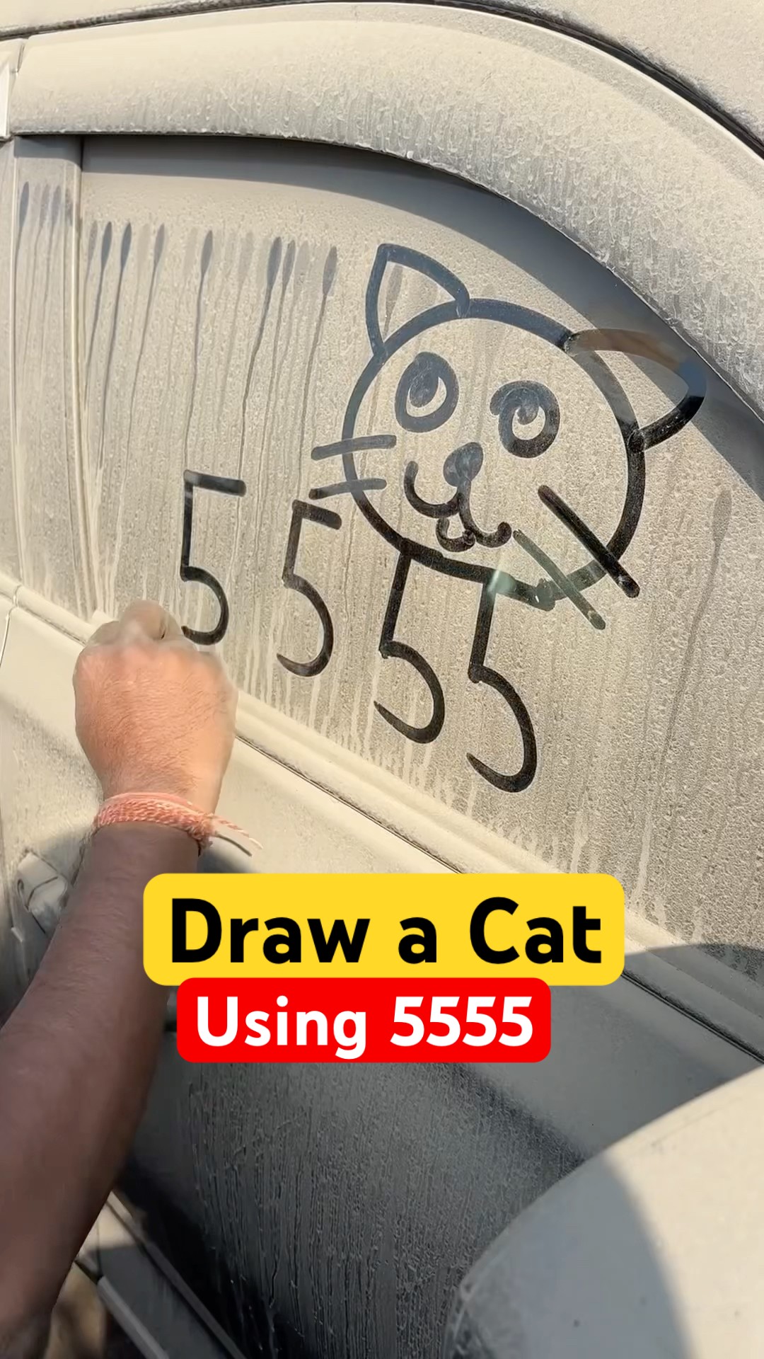 Cat drawing easy trick #art #shorts