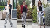 LINDOS LOOKS DE MODA 2022 CON PANTALON EN RAYAS?CUTE FASHION LOOKS 2022  WITH STRIPED TROUSERS - YouTube