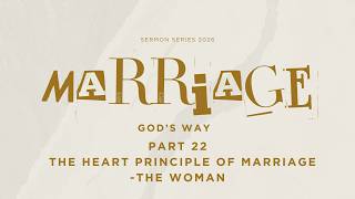 Marriage Series Part 24-The Gravity of Marriage (July 26, 2026)