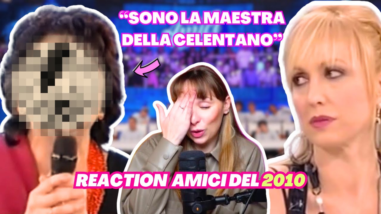 la maestra SEGRETA della Cele 😨Reaction Amici 2010