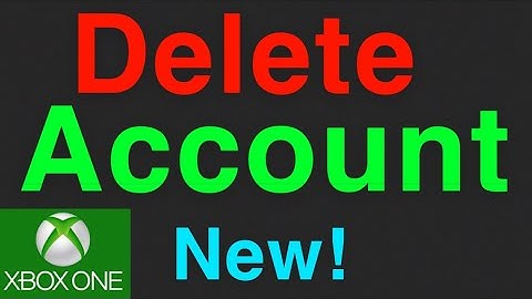 Xbox One How to DELETE Your User Account NEW!