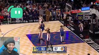 FlightReacts To WARRIORS at KNICKS | FULL GAME HIGHLIGHTS | March 15, 2026!