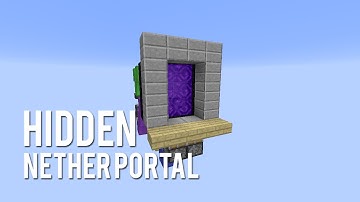Redstone: Hidden Nether Portal [Tutorial]