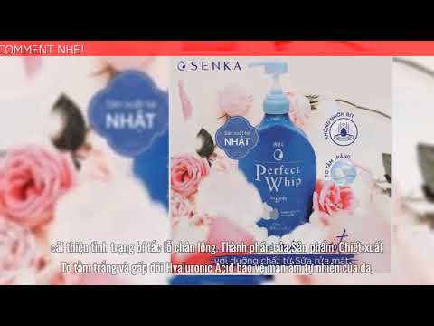 Senka Perfect Whip For Body 500ml - Sữa tắm dưỡng ẩm Sữa tắm dưỡng ẩm hương hoa hồng và hoa nhài