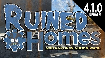 Fallout 4 Sim Settlements: Ruined homes and gardens addon 4.1.0 update