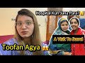 Hospital kun jana par gya  main gayi apne susral  itna toofan agya   alyna vlogs