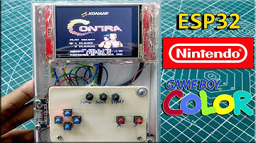 ESP32 Nintendo Gameboy Color | How to Make Esp32 NES Emulator | DIY ESP32 gaming Console | NES Games