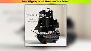 New 2862Pcs Barrows Ship Building Blocks 10365 Vessel Sailboat Ship Model Bricks For Kids Adult