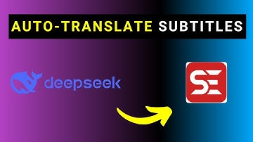 DeepSeek R1 AI - Install and Auto Translate Subtitles in Subtitle Edit - Step-by-Step