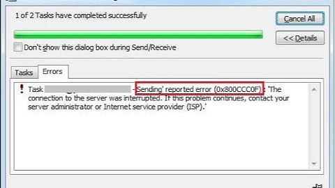 How to Fix Outlook Error 0x800ccc0f | ITTrainingsByUmarDraz