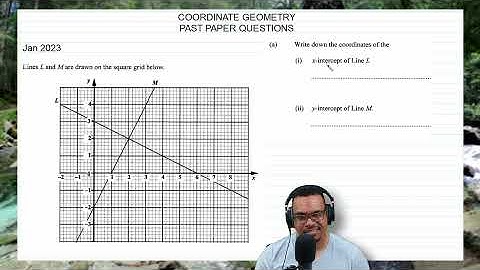 Coordinate Geometry Past Paper 2 CSEC Math Questions