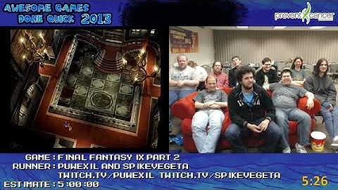 AGDQ 2013 - Final Fantasy IX Speedrun, Part 2 (Discs 3&4)