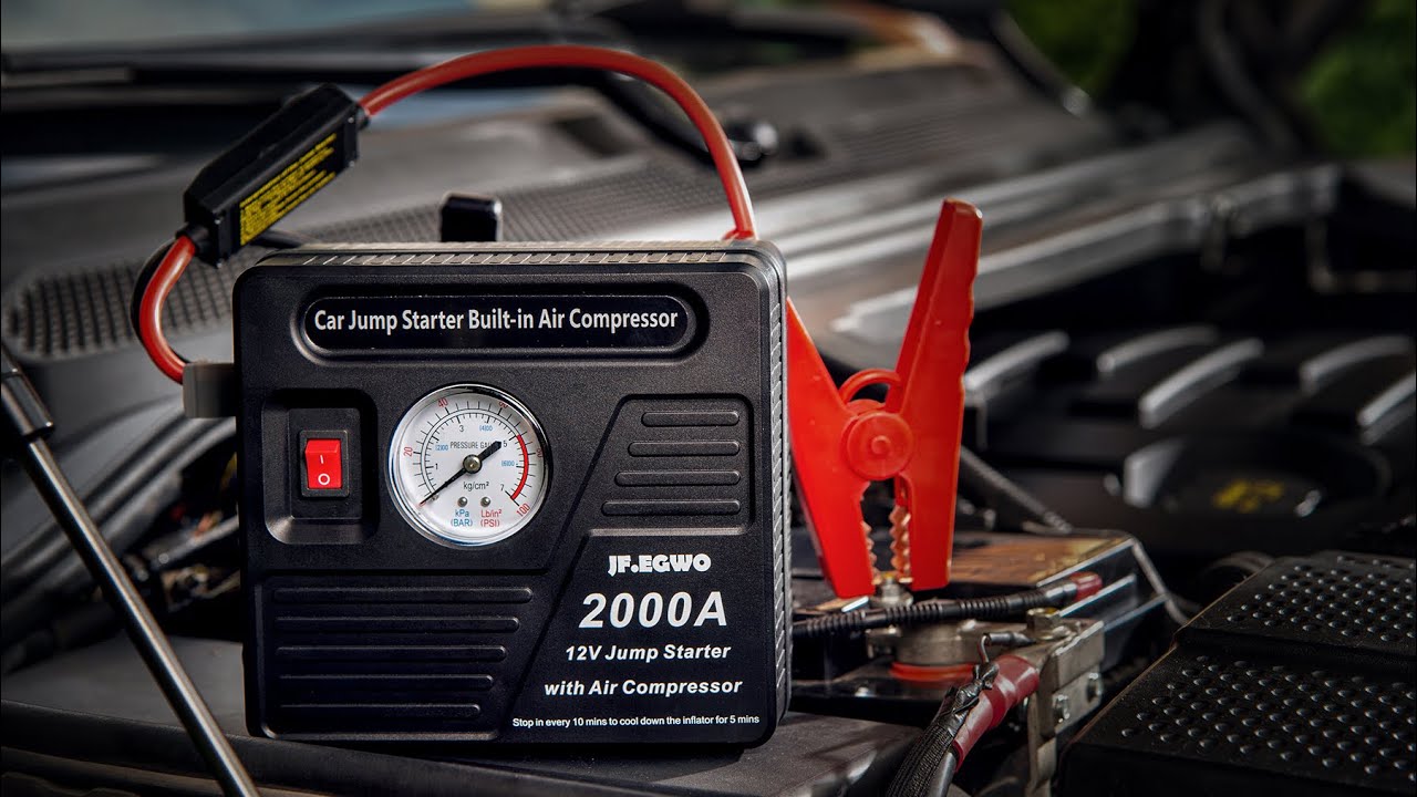 Honest Review Of The JF.EGWO 3000A 12V Jump Starter with Air Compressor