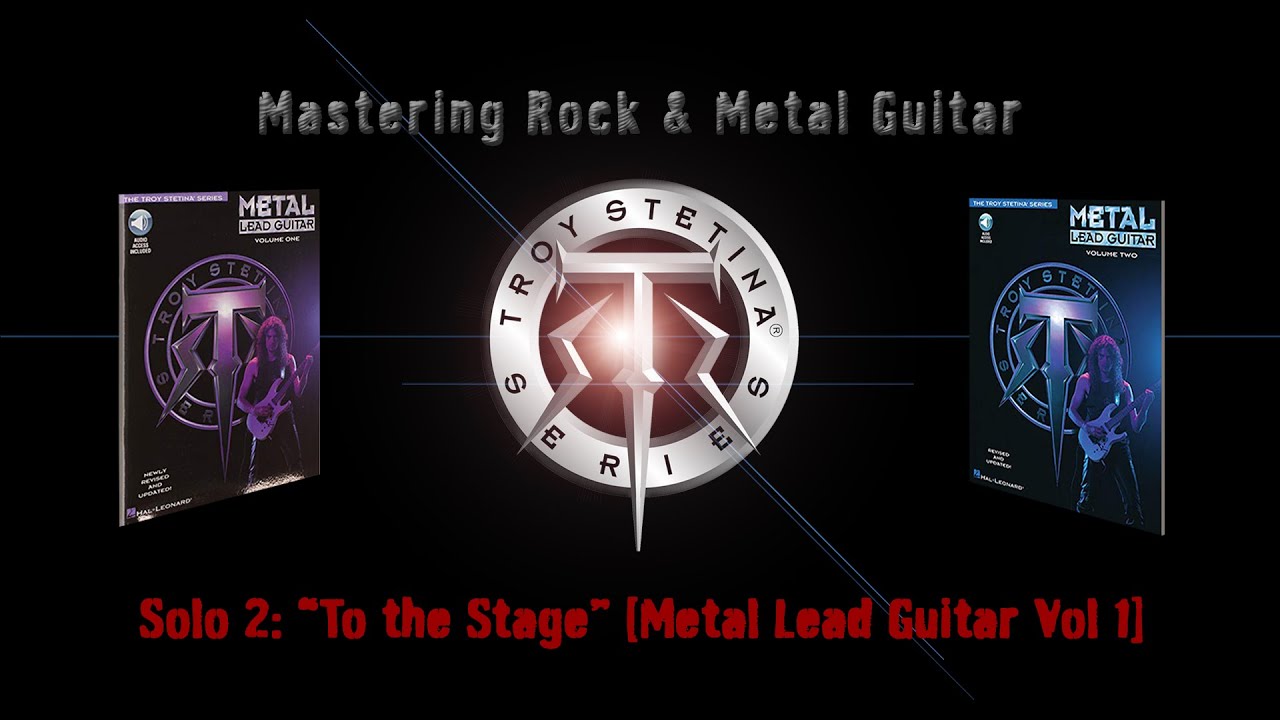Металлическое соло на гитаре 2 «На сцену»