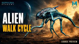 How to Animate an Alien Walk Cycle in Maya — When Nothing is Normal