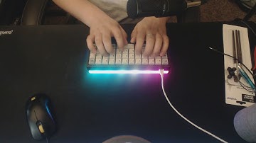Custom Mechanical Keyboard Typing Sound Test (Kailh Box Black Switches, PBT Keycaps)
