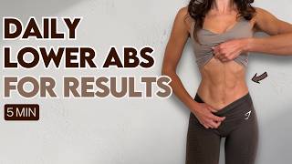 5 Min Lower Abs Workout With Lilly Sabri