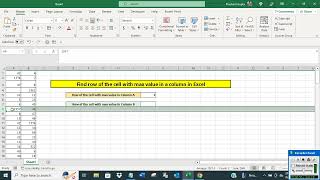 Find row of the cell with max value in a column in Excel