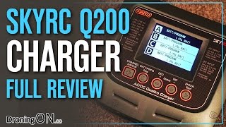 Droningon Skyrc Q200 4Ch Battery Charger Review, Unboxing & Test
