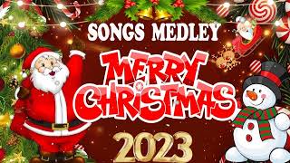 Christmas Songs 2023 🎅🏼 Best Non Stop Christmas Songs Medley 2023 🎄 Top Best Christmas Songs 2023