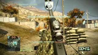 BFBC2 M95 Rush Attacking on Isla Inocentes