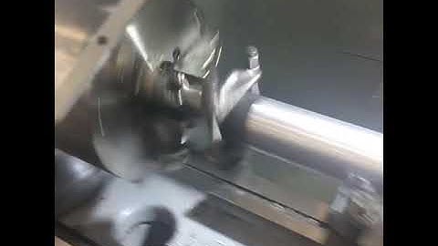 BETWEEN CENTERS WITH LATHE DOG