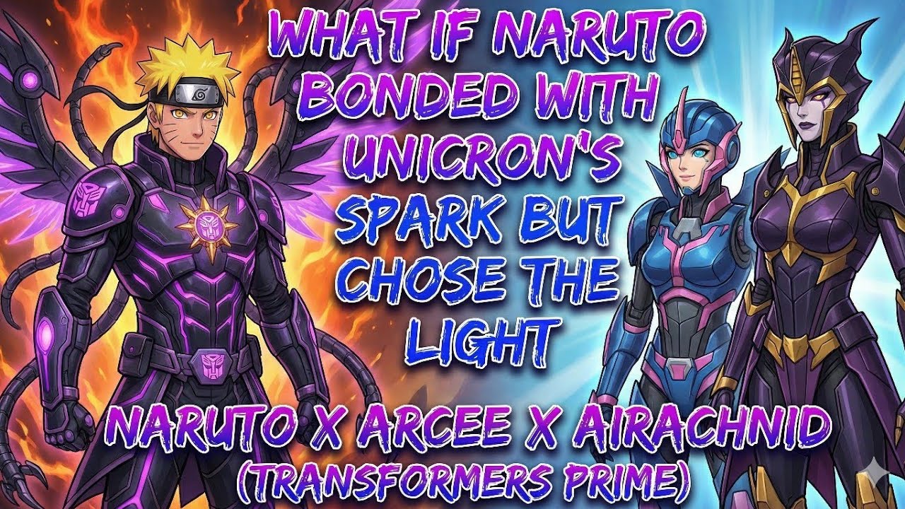 What If Naruto Bonded With Unicron’s Spark But Chose The Light | Naruto X Arcee X Airachnid 
