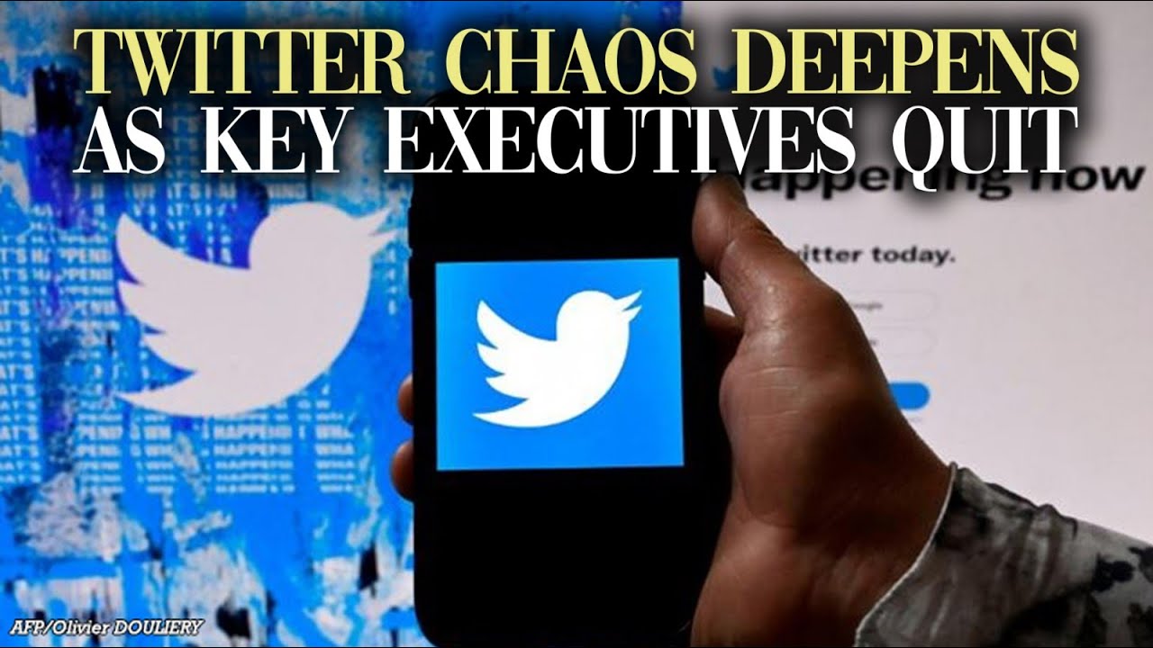 Twitter chaos deepens as key executives quit